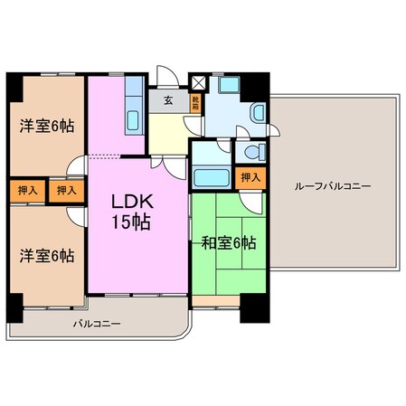 エクセルヤマキの物件間取画像